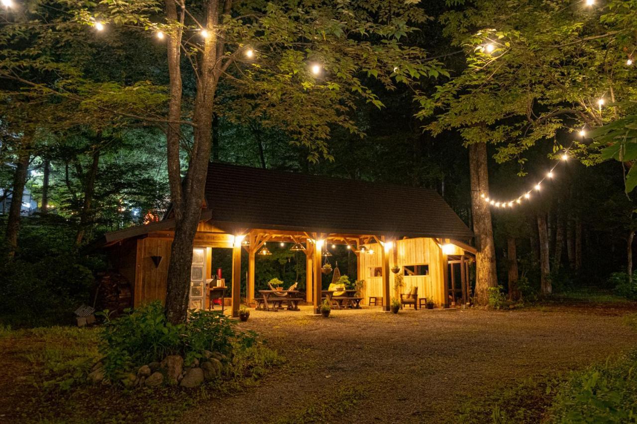 Kizuna Lodge & Bbq Centre Hakuba Exterior photo